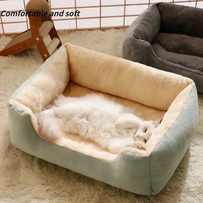 Soft Pet Bed Mat for Cats & Dogs – Comfortable Washable Cushion Bed for Puppies, Kittens & Small Pets
