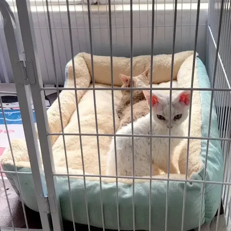 Soft Pet Bed Mat for Cats & Dogs – Comfortable Washable Cushion Bed for Puppies, Kittens & Small Pets