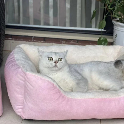 Soft Pet Bed Mat for Cats & Dogs – Comfortable Washable Cushion Bed for Puppies, Kittens & Small Pets